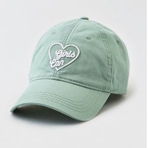 NWT Girls Can Embroidered Hat